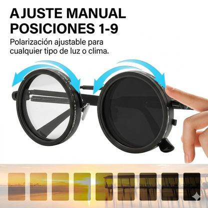Gafas de sol con brillo regulable